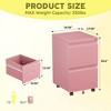 AOBABO  Drawer File Cabinet with Lock,Metal Filing Cabinet with Wheels for Home Office & Business Enterprise, Legal/Letter Size, No Assembled Required - 4 of 4