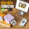 FLEXYVA Sticker Printer, PM230 Mini Printer Bluetooth Portabel Sticker Maker with 3 Rolls Paper, Mini Printer for Phone & Tablet - 2 of 4
