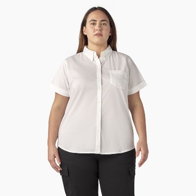 Dickies Women’s Plus Button-Up Shirt