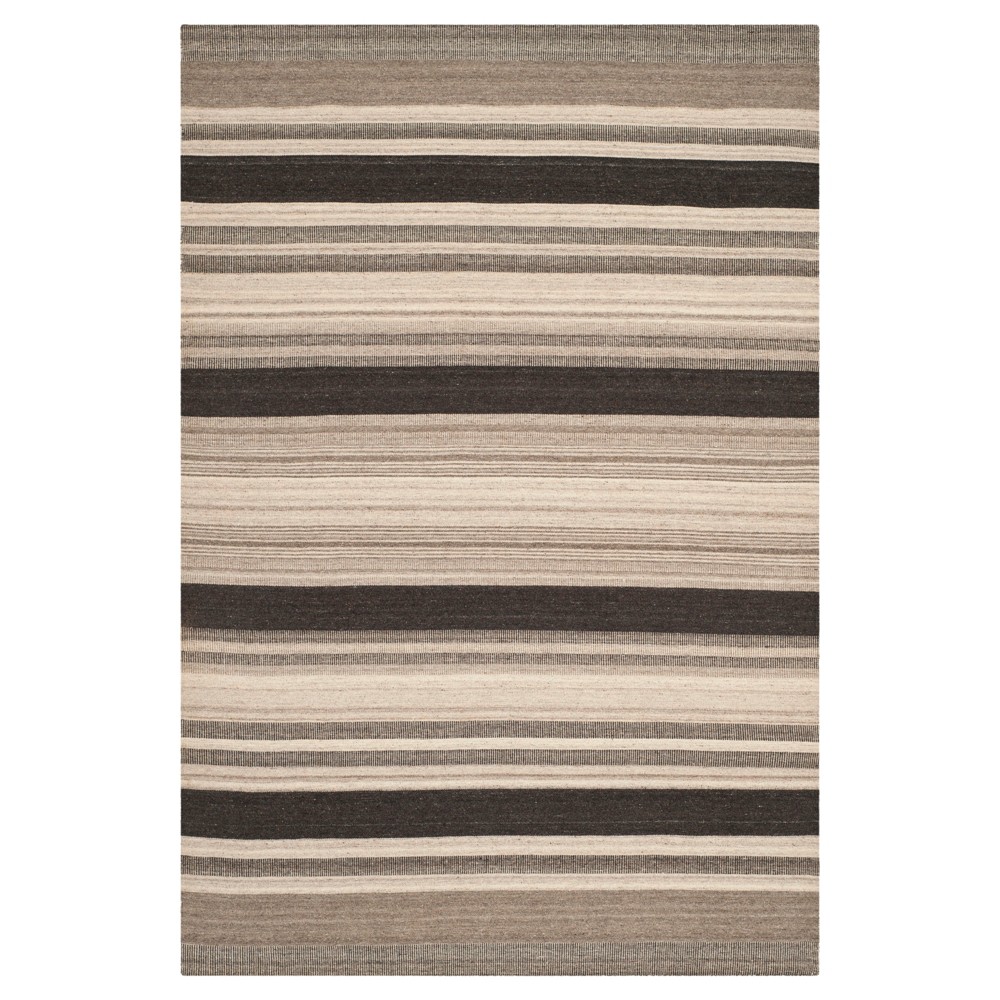 Talula Dhurry Rug - Natural/Black - (4'x6') - Safavieh