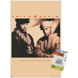 Trends International Eric B. & Rakim - Let The Rhythm Hit Em Unframed Wall Poster Prints - 1 of 4