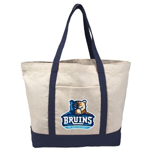 Bob Jones University Canvas Tote Bag With External Pocket, Reusable Shoulder Bag for Shopping, School, Beach - 1 of 4