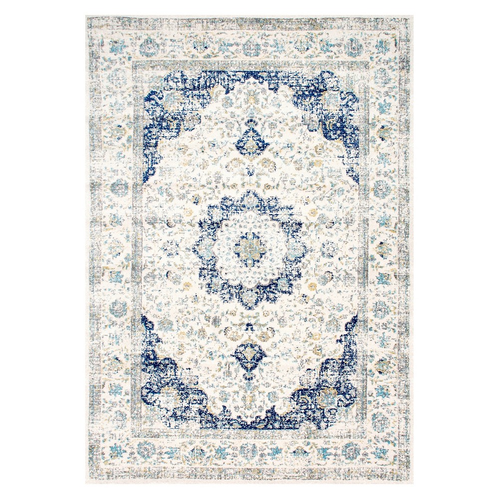 10'x14' Verona Vintage Persian Style Area Rug Blue - nuLOOM