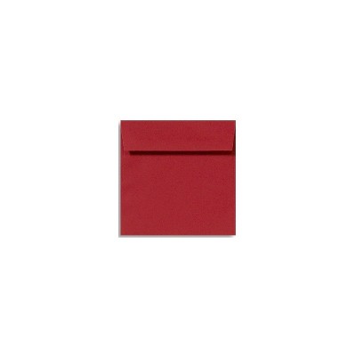 LUX 6 1/2 x 6 1/2 Square Envelopes 2 11/16 x 3 11/16  Holiday Red 8535-15-50