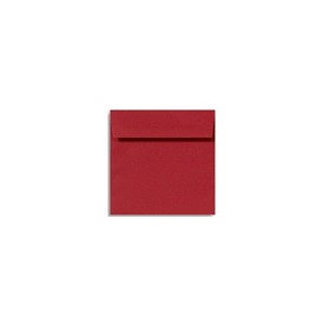 LUX 6 1/2 x 6 1/2 Square Envelopes 2 11/16 x 3 11/16  Holiday Red 8535-15-50 - 1 of 1