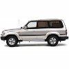 1992 Toyota Land Cruiser HDJ80 Beige Metallic Limited Edition to 3000 pieces Worldwide 1/18 Model Car by Otto Mobile - 4 of 4