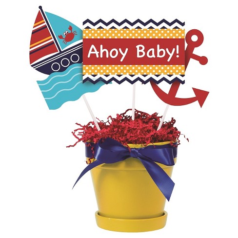 Ahoy Matey Baby Shower Centerpiece Decoration Sticks Target