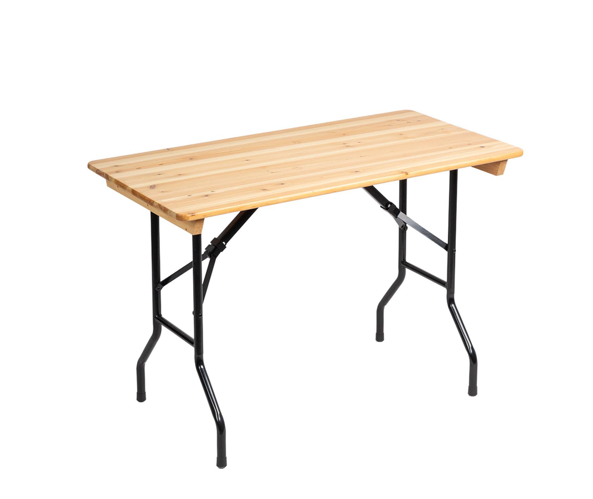 Karl Home | 3.7FT Natural Fir Wooden Folding Picnic Table
