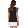 Women's Sweetheart Neck Knit Top - Democracy - 3 of 4