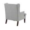 Upholstery Nailhead Trim Accent Chair with Foam Cushion, Attached Cushions and Removable Cover - 4 of 4