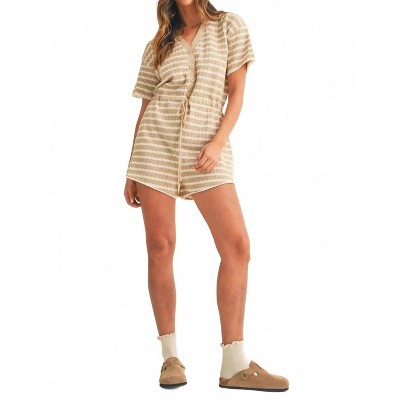 Women's Wo's Crocheted Romper - MABLE