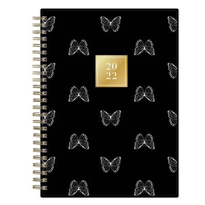 2022 Planner with Notes 5.875" x 8.625" Weekly/Monthly Wirebound Printed Poly Bella - Rachel Parcell by Blue Sky