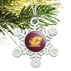 Central Michigan University Logo Metal Snowflake Christmas Tree Holiday Ornament - 2 of 3