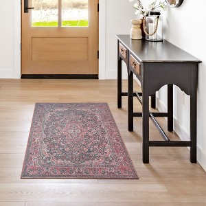 Thomasville Emporia Industrial Old World Chenille Machine Washable Non-Slip Flat Pile Area Rug Collection - 1 of 4