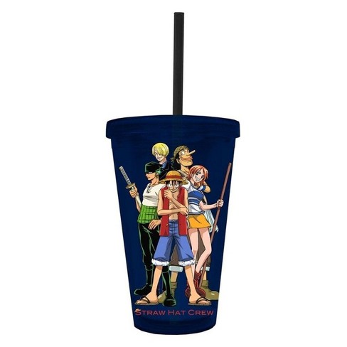 Funky People One Piece Straw Hat Crew 16oz Travel Cup Target