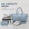 Generic 50L Travel Duffel Bag for Women, Weekender Overnight Bag W/Toiletry Bag - 3 of 4