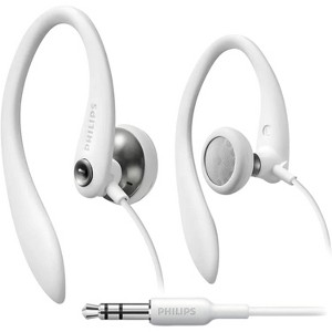 PHILIPS Flexible Earhook Headphones -3.5mm Jack, Lightweight, Durable Build - 1 of 4