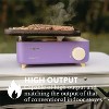GasOne Butane Fuel Camp Stove - Crate Series - Mini Stove for Camping, Hiking – Portable Gas Stove with Spiral Flame, Violet - 3 of 4