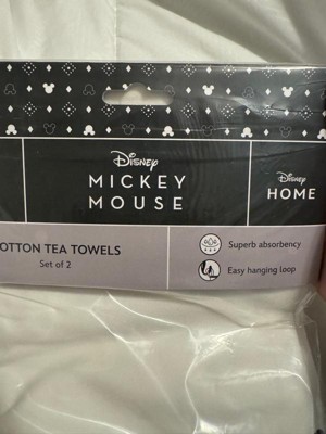 Disney Home Monochrome Set Of 2 Kitchen Towels Abstract Pattern Contemporary Style 100 Cotton Tea Towel Set Target