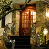 6ft Battery Operated Garland Christmas Decorations ，Battery Operated Festive Greenery for Fireplace, - 4 of 4