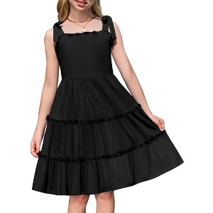 black dress tween KATIE J TWEEN ROXY DRESS