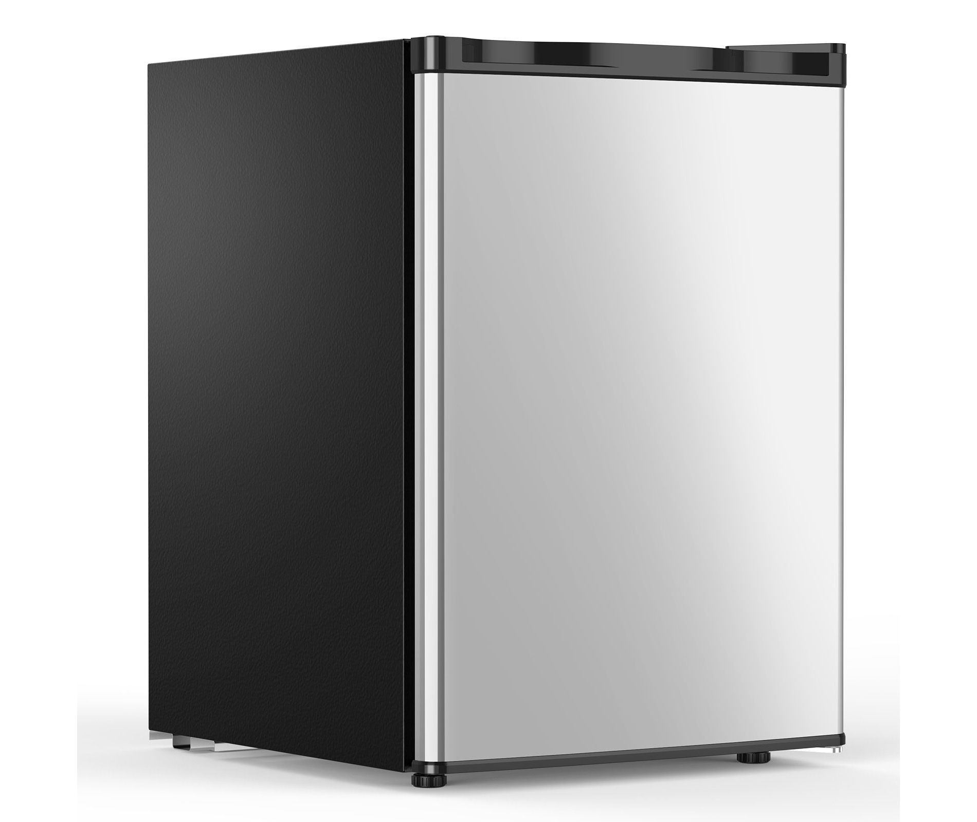 Kismile 1.6/2.6/3.2 Cu.ft Mini Fridge with Freezer, Compact Mini Refrigerator with Single Reversible Door, Energy Efficient, Lightweight