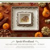 Spode Woodland 12" Square Chip and Dip - Turkey Centerpiece Serving Dish, Fine Porcelain Holiday Serveware - Dishwasher, Microwave Safe - 2 of 4