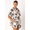 Petal and Pup Sawyer Short Sleeve Shirt - Beige Black L - 3 of 4