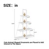 4-Tier Bookshelf,  A-Shaped Ladder Bookcase, Open Book Storage Shelf Organizer for Bedroom, Office Corner - 4 of 4