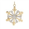 Jeweled Metal Snowflake Ornament (Set of 2) - 4 of 4