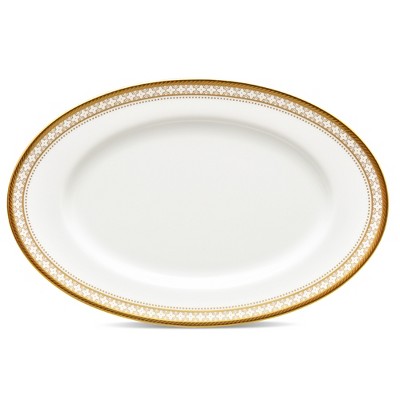 Noritake Trefolio Gold Butter/Relish Tray