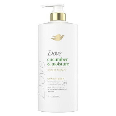 Dove Beauty Cucumber Moisture Hair Conditioner Pump with Bio-Protein Care & Cucumber Extract - 28 fl oz