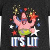 Girls' - SpongeBob SquarePants - Lit Fireworks Patrick Fitted Short Sleeve Graphic T-Shirt - 2 of 4
