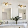 POWLIG 3 - Light LED Dimmable Bathroom Vanity Light With Crystal Bubbles - 3 of 4