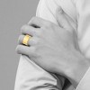 Black Bow Jewelry 12mm 14K White or Yellow Gold Flat Comfort Fit Band - 4 of 4