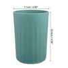 Unique Bargains Bathroom Tumbler with Smooth Lines Wheat Straw Cup for Bathroom for Toothpaste 4.09''x2.80'' 1Pc - 4 of 4