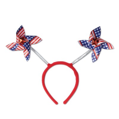 Beistle Adjustable Patriotic Pinwheel Boppers 60579