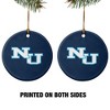 Northwood University Primary Logo Porcelain Holiday Christmas Tree Ornament - 2 of 4