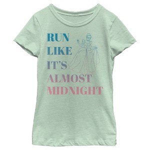 Girl's Cinderella Run Like It's Midnight T-Shirt - 1 of 4