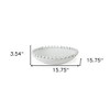 HomeRoots 4" Off White Ceramic Tabletop Sculpture - 3 of 4