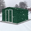 Hrinhom 102.4"W Metal garden sheds,outdoor storage sheds - 2 of 4