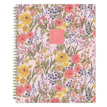 Rachel Parcell 2024 Planner 8.5"x11" Weekly/Monthly Wirebound Emily Pink