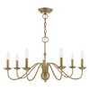 Livex Lighting Windsor 7 - Light Chandelier in  Antique Brass - 2 of 4