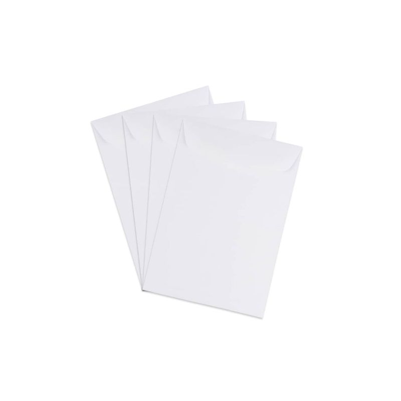 JAM Paper 7 x 10 Open End Catalog Envelopes White 1623194, 3 of 5