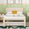 Lyngins Modern Twin Size Bed Frame with Headboard, Platform Bed with 2 Storage Drawers, No Box Spring Needed, Space-Saving Storage Beds - 2 of 4