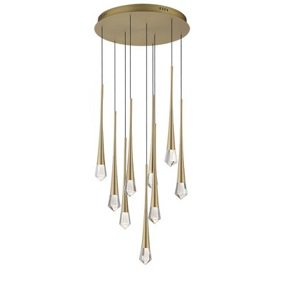 ET2 Lighting Pierce 9 - Light Pendant in  Gold