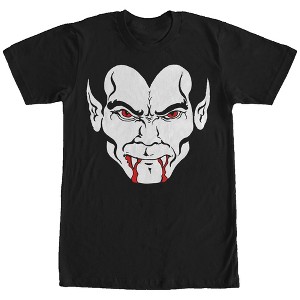 Men's Lost Gods Halloween Dracula Vampire Face T-Shirt - 1 of 4