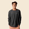 Dalix UFO Embroidered Cotton Classic Fit Long Sleeve Crewneck Tee Shirt Mens - 3 of 4