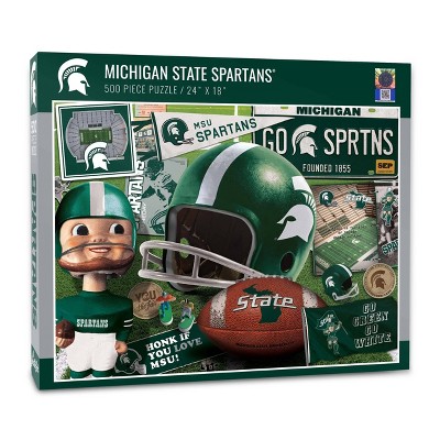 NCAA Michigan State Spartans Throwback Puzzle 500pc