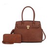 MKF Collection Bruna Satchel Bag with a Matching Wallet by Mia K - 2 of 4